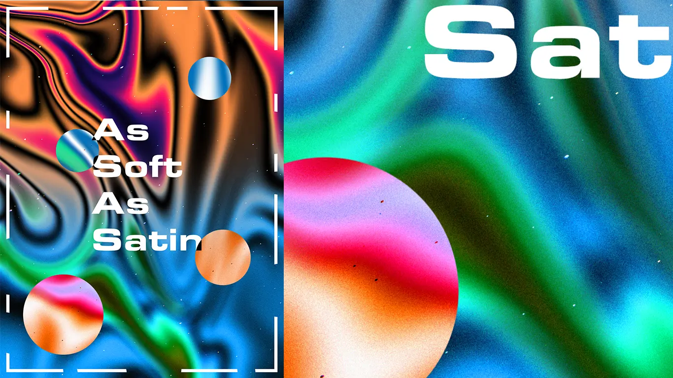 Random Poster Satin